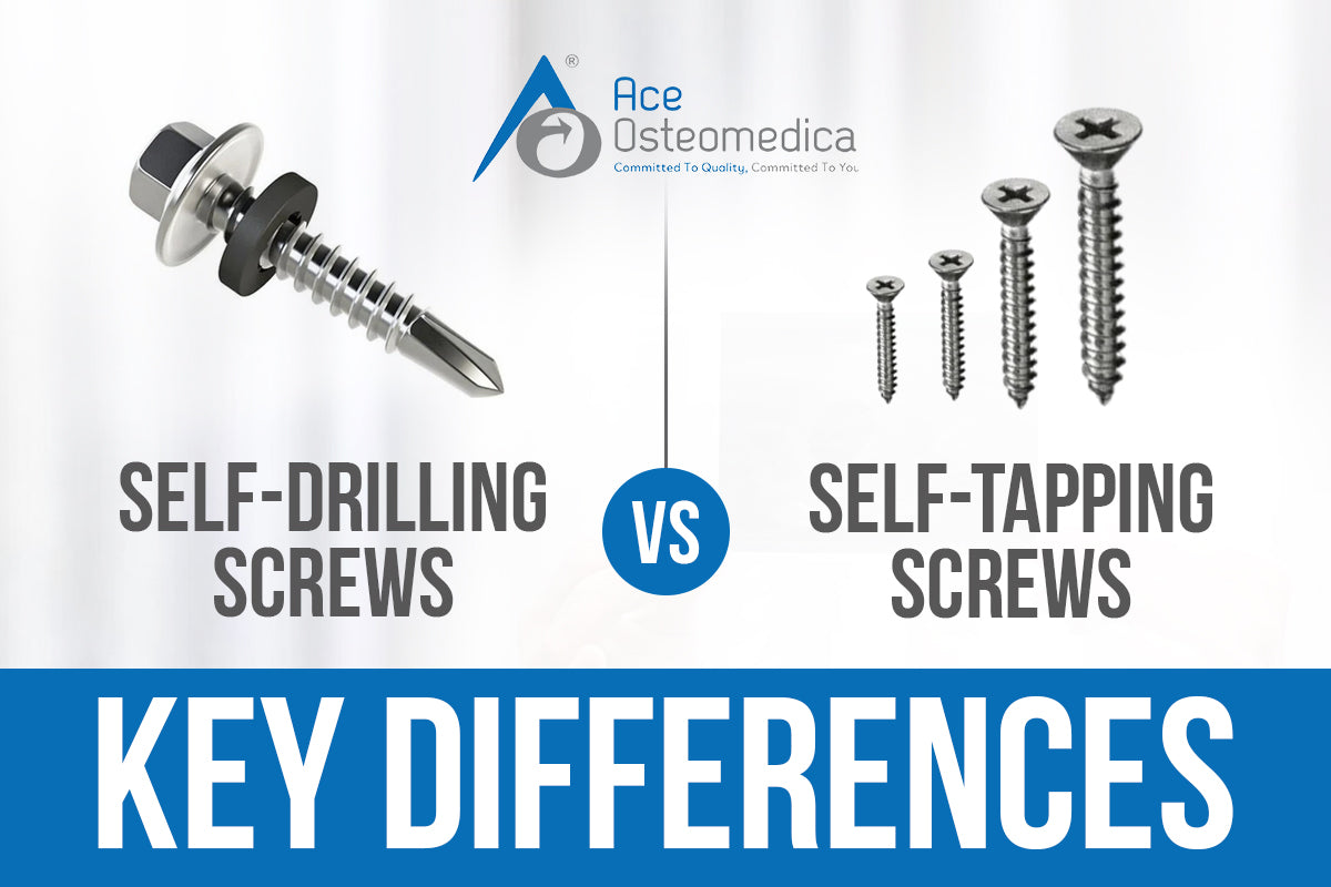 Self-Drilling Screws vs Self-Tapping Screws: Learn the Main Differences