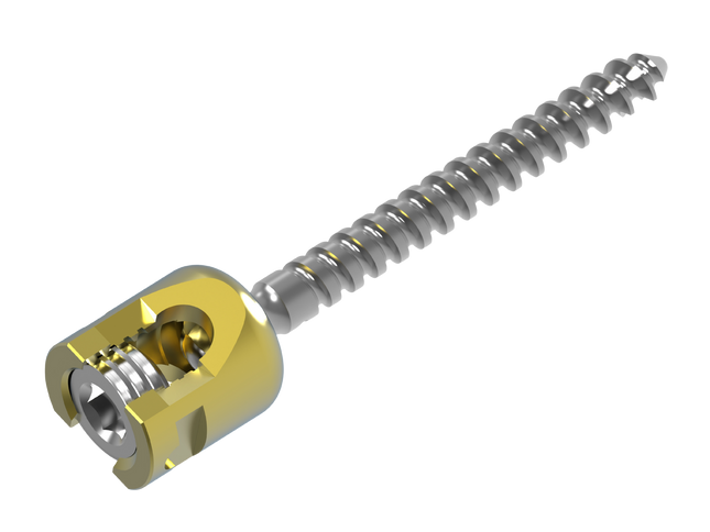 PEDICLE COATED MONOAXIAL SCREW