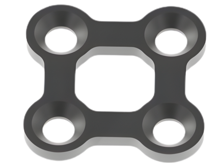SQUARE FRAME PLATES 2.0MM SCREWS