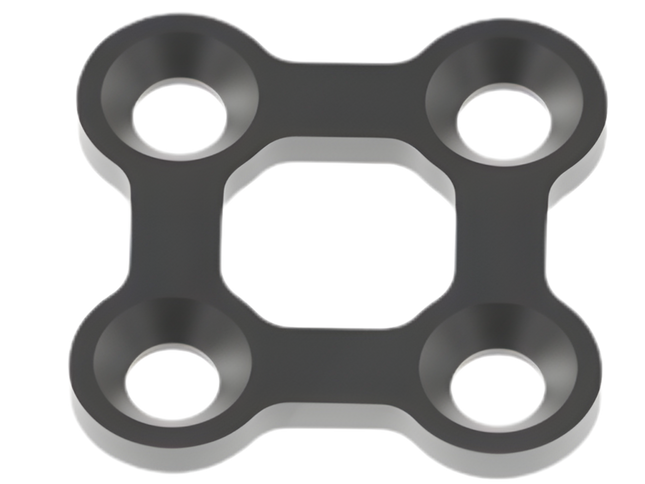 SQUARE FRAME PLATES 2.0MM SCREWS