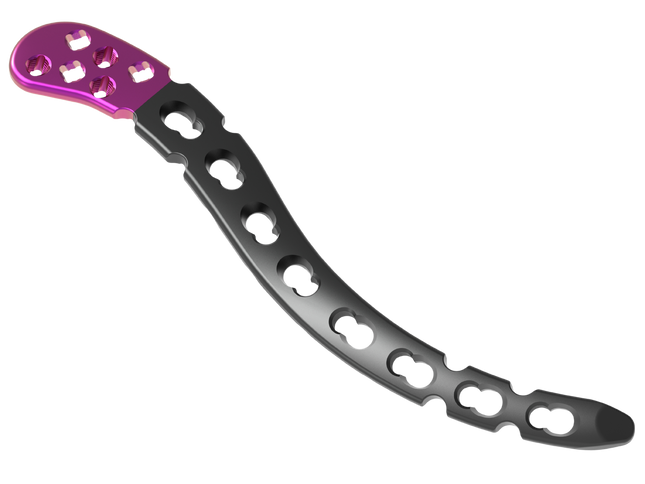 POLY AX SUPERIOR ANTERIOR CLAVICAL S PLATE LOCKING 3.5MM LEFT