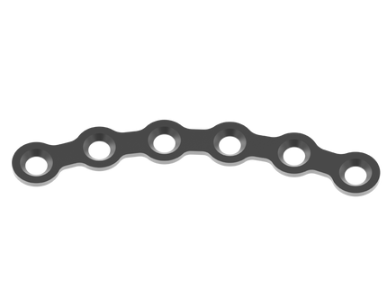 ORBITAL PLATE CURVED 2.0 MM