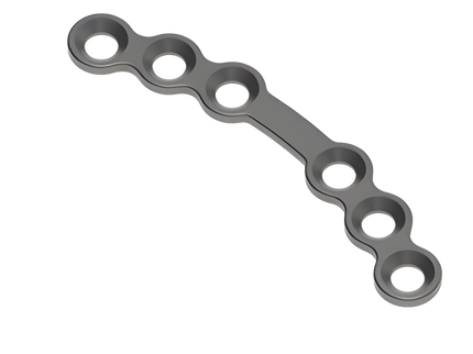 ORBITAL PLATE W/T BRIDGE 2.0 MM