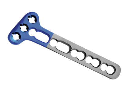 POLY AX SMALL LOCKING T PLATE OBLIQUE ANGLE 3.5MM LEFT/RIGHT (HEAD 3 HOLE)