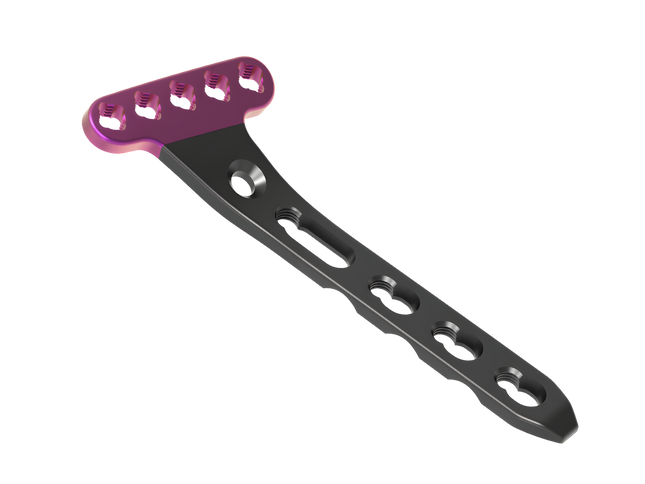 POLY AX 2.4MM ISTAL RADIUS VOLAR PLATE LEFT/RIGHT (HEAD WITH 5 HOLES)