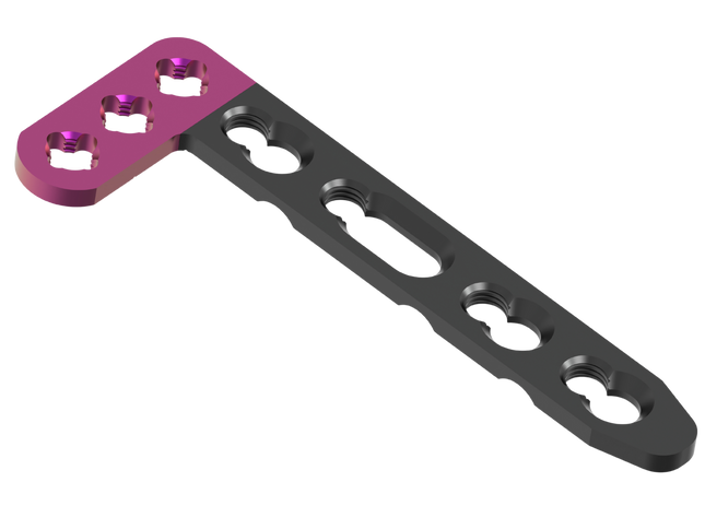 POLY-AX 2.4 MM L DISTAL RADIUS DORSAL PLATE, HEAD WITH 3 HOLES LEFT/RIGHT