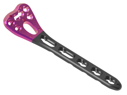 2.4MM POLY- AX TWO COLUMN VOLAR DISTAL RADIUS PLATE NARROW WIDTH 19.5MM LEFT / RIGHT