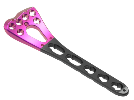 2.4MM POLY-AX TWO COLUMN VOLAR DISTAL RADIUS PLATE STANDARD WIDTH 22MM LEFT / RIGHT