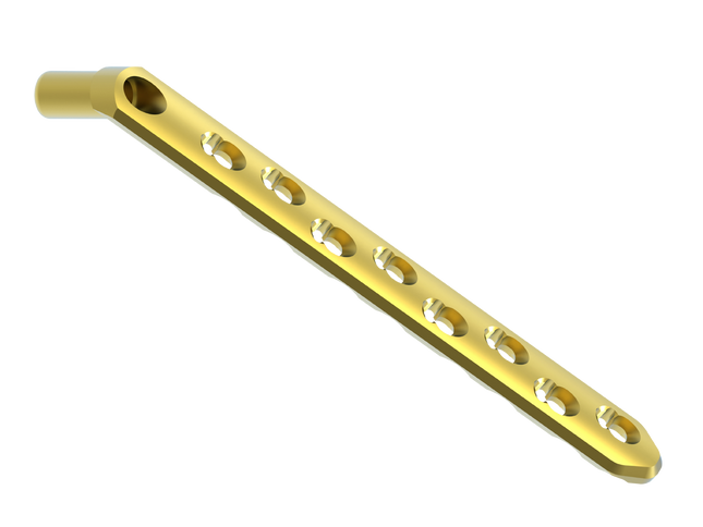 POLY- AX LOCKING DHS BARREL PLATE 135 DEGREE SHORT LENGTH 25MM