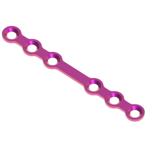 STRAIGHT PLATE WITH BRIDGE 1.5MM