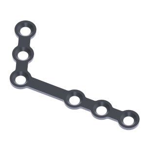 120 DEGREE ANGLED L- PLATE W/T BAR 2.0 MM LEFT / RIGHT