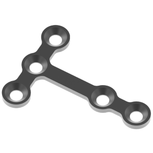 T- PLATE WITH BAR 2.0 MM
